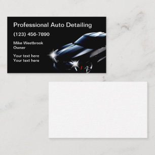 Carte De Visite Automotive Modern Detail Service