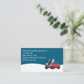 Carte De Visite Automotive Repair Roadside Assistance (Debout devant)