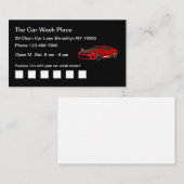 Carte De Visite Automotogramme de lavage de voiture Cool (Devant / Derrière)