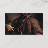 Carte De Visite Autoportrait, 1773 (huile sur le panneau) (Dos)