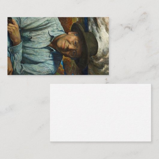 Carte De Visite Autoportrait, 1940 par Newell Convers Wyeth (Devant / Derrière)