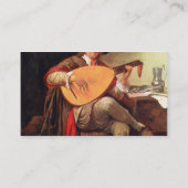 Carte De Visite Autoportrait avec un luth avant janvier Steen (Dos)