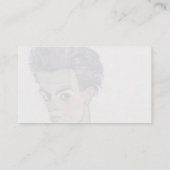 Carte De Visite Autoportrait De Schiele Egon (Dos)