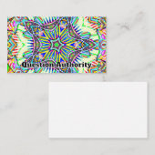 Carte De Visite Autorité des questions ( vous pouvez modifier les (Devant / Derrière)