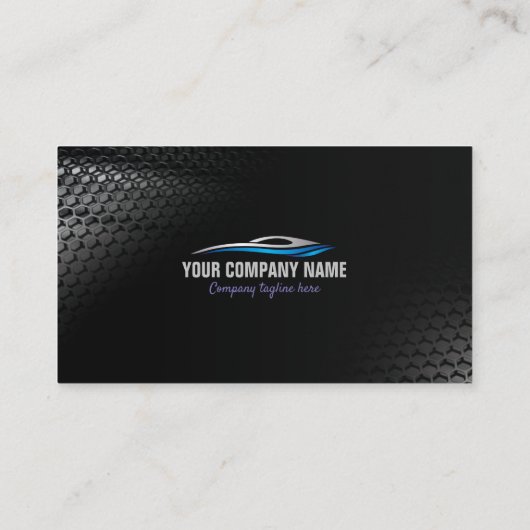 Carte De Visite Autoworks, réparation automobile, service et conce (Dos)