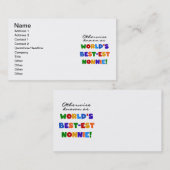 Carte De Visite Autrement connu comme cadeaux de Meilleur-est (Devant / Derrière)