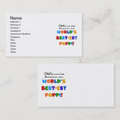 Carte De Visite Autres T-shirts et cadeaux Poppi les plus connus (Devant / Derrière)