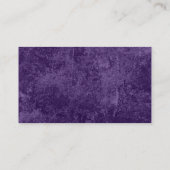 Carte De Visite Autres tons - Arbre à bouleau - Violet foncé (Dos)