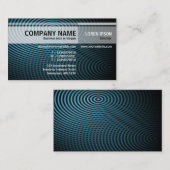 Carte De Visite Autres tons - Bleu Électrique Pool 01 (Devant / Derrière)