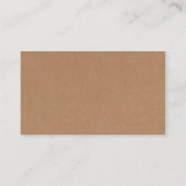 Carte De Visite Autres tons - Carton (Dos)