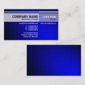 Carte De Visite Autres tons - Illuminé - Bleu (Devant / Derrière)