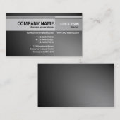 Carte De Visite Autres tons - Illuminé - Gris (Devant / Derrière)