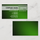 Carte De Visite Autres tons - Illuminé - Vert (Devant / Derrière)
