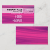 Carte De Visite Autres tons - rose élément (Devant / Derrière)