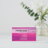 Carte De Visite Autres tons - rose élément (Debout devant)