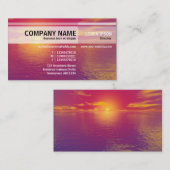 Carte De Visite Autres tons - Sunrise Sunset (Devant / Derrière)
