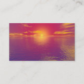 Carte De Visite Autres tons - Sunrise Sunset (Dos)