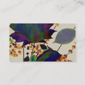 Carte De Visite Autumn Leaves (Dos)
