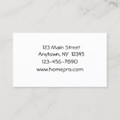 Carte de visite auxiliaire virtuel (Dos)