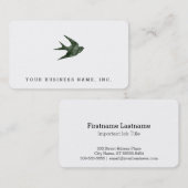 Carte De Visite Avaler (Style Letterpress) (Devant / Derrière)