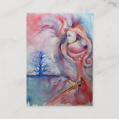 Carte De Visite AVALON / Magie et mystère Imaginaire bleu rose (Dos)