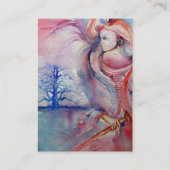 Carte De Visite AVALON / Magie et mystère Imaginaire bleu rose (Dos)