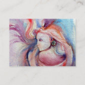 Carte De Visite AVALON / Magie et mystère Imaginaire noir rose (Dos)