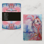 Carte De Visite AVALON, noir (Devant / Derrière)