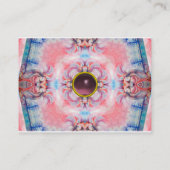 Carte De Visite AVALON PSYCHEDELIC, améthyste bleu violet rose (Dos)