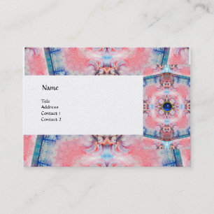 Carte De Visite AVALON PSYCHEDELIC, gem rose or saphir