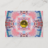 Carte De Visite AVALON PSYCHEDELIC, gem rose topaz platine (Dos)