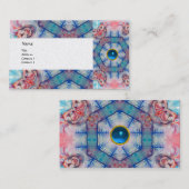 Carte De Visite AVALON PSYCHEDELIC, perle saphir rose gem (Devant / Derrière)