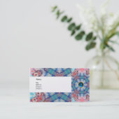 Carte De Visite AVALON PSYCHEDELIC, perle saphir rose gem (Debout devant)