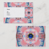Carte De Visite AVALON PSYCHEDELIC, perle saphir rose gem (Devant / Derrière)