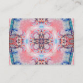 Carte De Visite AVALON PSYCHEDELIC, rose violet bleu (Dos)