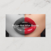 Carte De Visite Avant et après beauté et maquillage (Devant)