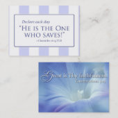 Carte De Visite AVANT JÉSUS CHRIST GreatisFthfulness, AVANT JÉSUS (Devant / Derrière)