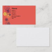 Carte De Visite avant Jésus Christ, nom, adresse 1, adresse 2, (Devant / Derrière)