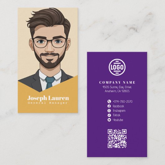 Carte de visite Avatar (Devant / Derrière)