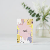 Carte de visite avec arrière - plan de style super (Debout devant)