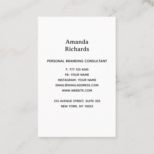 Carte de visite avec arrière - plan de style super (Dos)