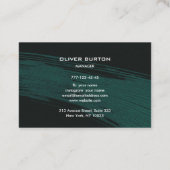 Carte de visite avec arrière - plan de texture. (Dos)