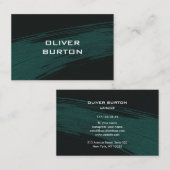 Carte de visite avec arrière - plan de texture. (Devant / Derrière)