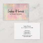 Carte de visite avec arrière - plan de texture. (Devant / Derrière)