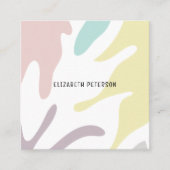 Carte de visite avec arrière - plan moderne. (Devant)