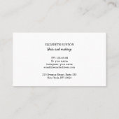 Carte de visite avec arrière - plan moderne. (Dos)