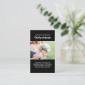 Carte de visite avec arrière - plan photo. (Debout devant)