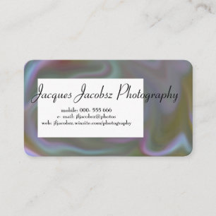 Carte de visite avec Arrière - plan Retro Tie Dye