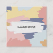 Carte de visite avec arrière - plan super moderne. (Devant)