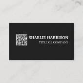 Carte de visite avec code QR (Devant)